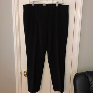 Anne Klein Black trouser pants